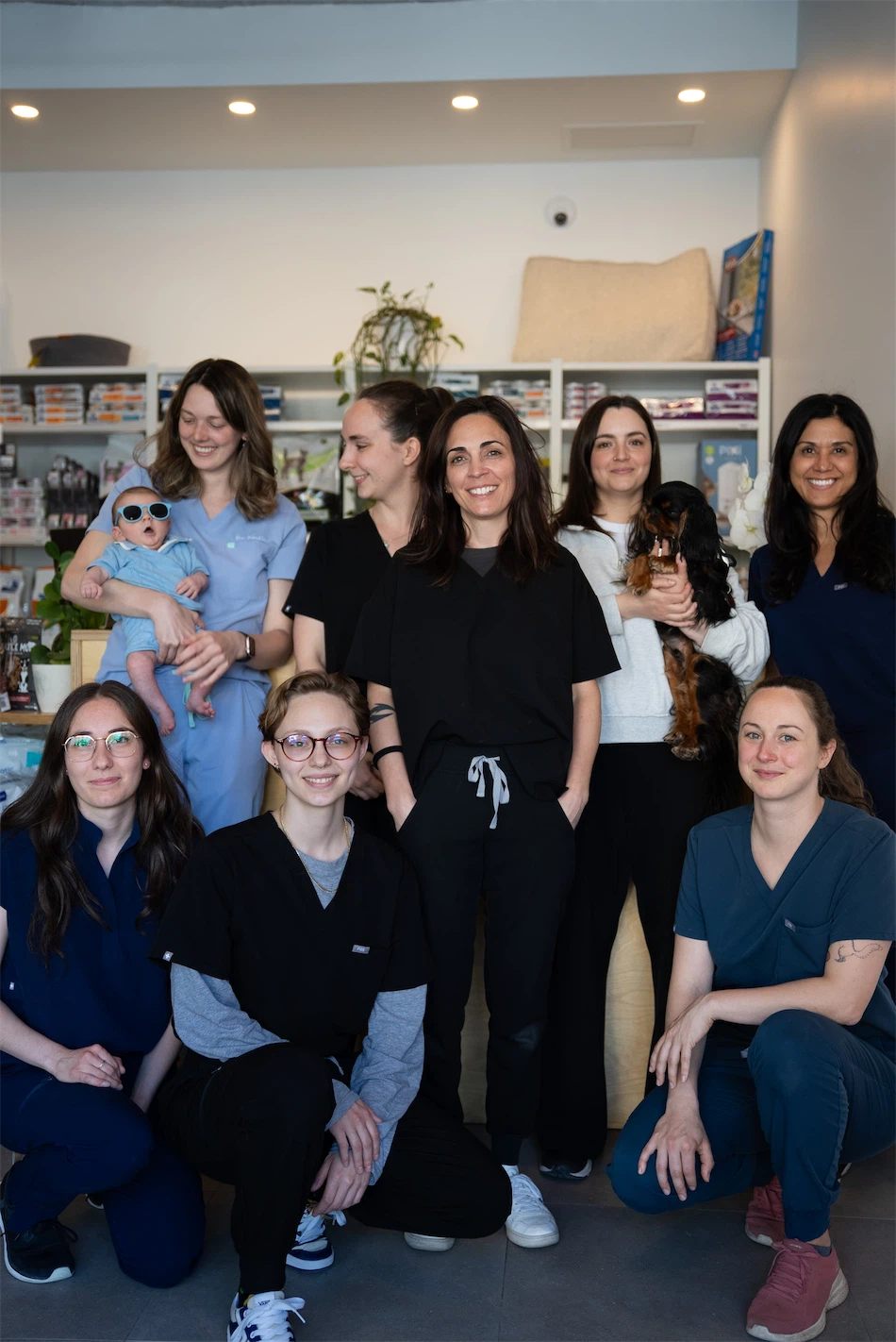 L'équipe de la Clinique vétérinaire du Vieux-Rosemont